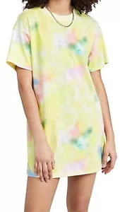 Alice + Olivia Women's Garner Tie Dye Cotton T-Shirt Tunic Mini Dress Size S - Picture 1 of 6