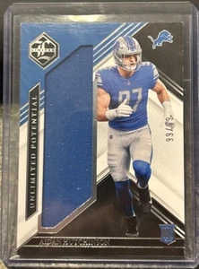 2022 Panini Limited Unlimited Potential Silver #LP-AHU Aidan Hutchinson MEM /99 - Picture 1 of 2