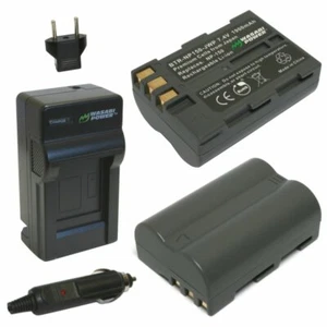 Wasabi Power Battery (2-Pack) and Charger for Fujifilm NP-150 - Picture 1 of 3