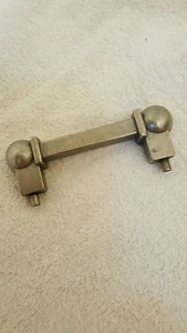 NEW Knob Hill Cabinet Door Pull Handle Pewter Silver Modern Ball Square Bar Goth - Picture 1 of 1
