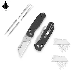 Kizer Uti BEAR 2 Tool Free Utility Folding Pocket Knife Aluminum Handle V3619JA1 - Picture 1 of 11