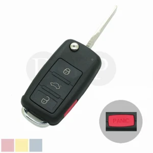 Flip Remote Key Shell fit for VOLKSWAGEN Touareg Switchblade Flip Case Fob 3+1 B - Picture 1 of 2