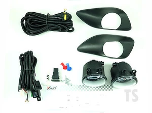 SET KIT FOG LAMPS SPOT LIGHTS FOR TOYOTA BELTA VIOS/YARIS 4DR SEDAN 2007-2012 - Picture 1 of 9