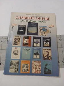 1982 Chariots of Fire and 14 Movie Greats Song Book Voce Chitarra pianoforte  - Foto 1 di 4