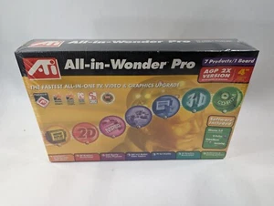 ATI All-in-Wonder Pro 2x AGP 4MB - Brand New, Old Stock (NOS). Factory Sealed - Picture 1 of 10