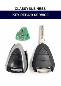 Servizio riparazione per Porsche 911 997 987 Boxster S Cayman Cayenne portachiavi custodia - Foto 1 di 1