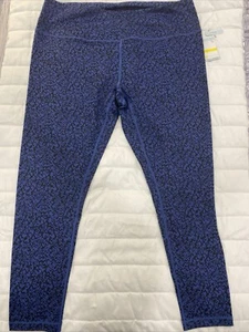 Zella Yoga Studio Blue Twilight Print Leggings/3x/$49 - Picture 1 of 6
