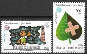 Turquía 1986 Yvert 2494/95 Europa CEPT montado sin montar o nunca montado en muy buen estado - Imagen 1 de 1