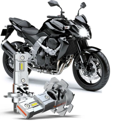 FIT BMW F800GS 2008-2017 F650GS 2008-2011 2x H7 Motorcycle LED Headlight Bulbs - Image 1 of 4