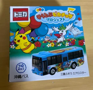 Tomica SORA TOBU Pikachu Project Okinawa Bus Japan F/S - Picture 1 of 3