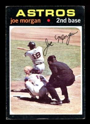 1971 TOPPS BASEBALL MLB #264 Joe Morgan HOF VG-EX Astros Cincinnati Reds Card - Image 1 of 2
