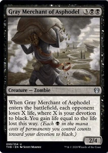 Gray Merchant Of Asphodel casi nuevo/m* Theros Beyond Death INGLÉS 099/254-Tarjetas ilimitadas - Imagen 1 de 2