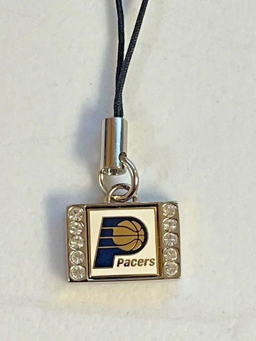 NBA INDIANA PACERS DANGLE CHARM USE ON ZIPPER PULL KEY CHAIN BINDER NEW Cover