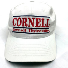 Vintage Cornell Univeristy Big Red The Game Split Bar Snapback Hat Cap Ncaa
