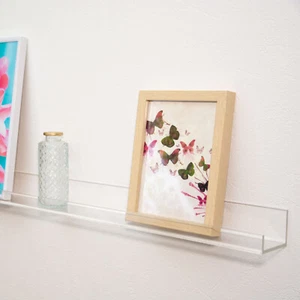 Grünke Galerieboard 50cm Acrylglas transparent Wandregal Bilderleiste Fotoleiste - Bild 1 von 7