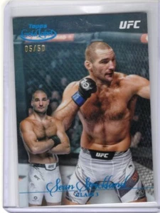 2024 Topps Gold Label Sean Strickland 5/50 - Picture 1 of 2