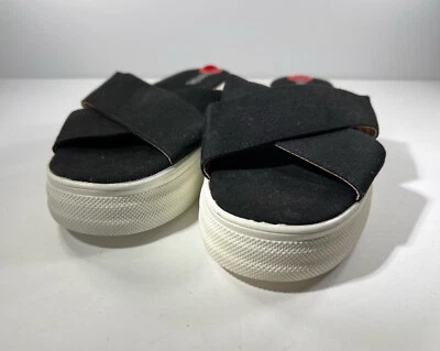 Sandalia Kensie blanca plataforma negra mujer talla 10 SKU #4301 Foto 1 de 4