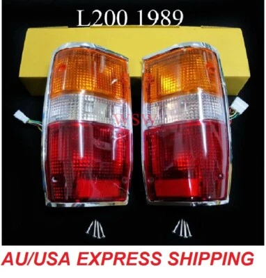 Luz trasera estándar cromada para Mitsubishi Mighty Max Dodge D50 88 89 87-96 Foto 1 de 4