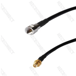 Cable cola de cerdo FME macho a SMA hembra RG58 para antena inalámbrica 1 metro - Imagen 1 de 3