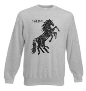 Sudadera Sleipnir II Pulóver Odhins Caballo Odín Valhalla Thor Vikingos Vikingos - Imagen 1 de 1