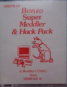 SCHNEIDER/AMSTRAD CPC -- BONZO SUPER MEDDLER & HACK PACK (NEMESIS - 3" DISK) - Picture 1 of 3