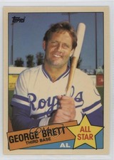 1985 Topps All Star Collector's Edition (Tiffany) George Brett #703 HOF