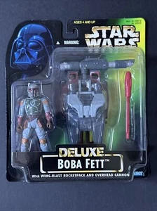 Kenner Star Wars Power of the Force Deluxe Boba Fett mit Wing-Blast Rocketpack - Bild 1 von 4
