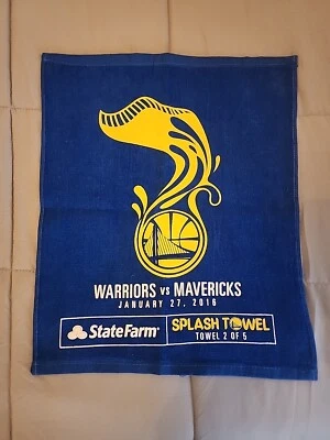 Toalla Splash Warriors vs Mavericks 2016 2 de 5 baloncesto Foto 1 de 4