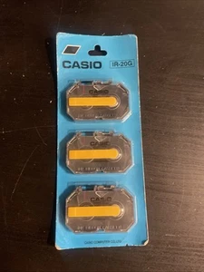 Casio IR-20G INK Ribbon Neu Versiegelt Selten 3 Stück Neu Versiegelt - Bild 1 von 6