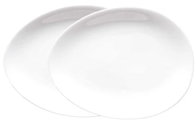 Luigi Colani Porzellan Teller Set 2 tlg. weiß - Bild 1 von 2