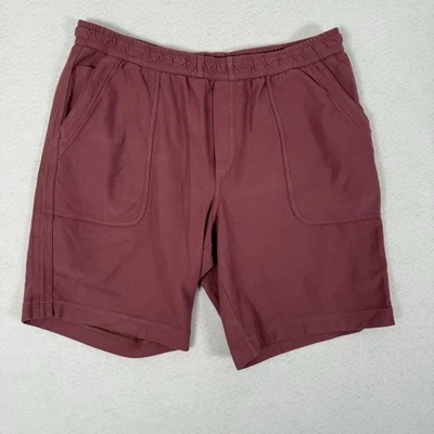 Шорты-бермуды женские Athleta Fallon большие рыжевато-розовые красные 988042 эластичные для отдыха - Изображение 1 из 4