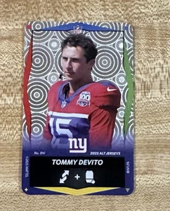 2025 UNO Elite Football Hypnotic Foil Tommy Devito Multicolor Card 041 NY Giants - Bild 1 von 3