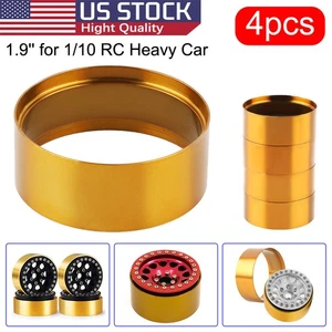 4X Brass Heavy 1.9 Inch Beadlock Rim Hub for 1/10 RC Car brass coating - Picture 1 of 13