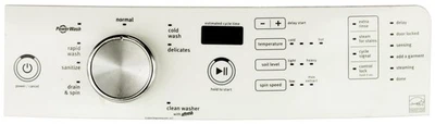 Whirlpool Washer W10825104 Control Panel - Image 1 of 2