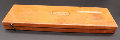 Vintage Starrett No. 122 E&M ~ 12"  Caliper in Wooden Box - Image 1 of 4