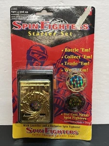 Starter Set TURBO SPIN FIGHTERS VINTAGE 1993 TURBO SPINNER TOPS NOS D3 - Foto 1 di 3