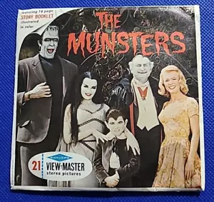 Scarce Sawyer's B481 The Munsters TV Show Herman view-master 3 Reels Packet Set - Picture 1 of 12