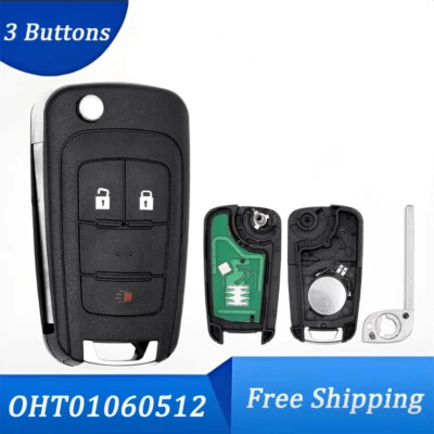 For 2012 2013 2014 2015 2016 2017 Chevrolet Sonic / Equinox Remote Key Fob 3BTN Foto 1 de 4