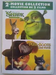 2-Movie Collection: Shrek/Puss in Boots (DVD, 2018) - Picture 1 of 3