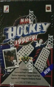 1990 UPPER DECK HOCKEY FACTORY SEALED WAX BOX 36 PACKS 12 CARDS PER PACK - GRETZKY - Bild 1 von 3