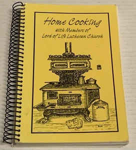 Vtg Lord Of Life Lutheran Church Home Cooking Cookbook Bismarck North Dakota ND - Imagen 1 de 24