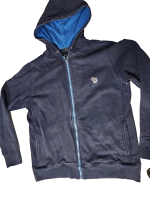 Paul Smith Zebra Logo Azul Cremallera Completa Sudadera con Capucha Chaqueta Mediana M Algodón Foto 1 de 4