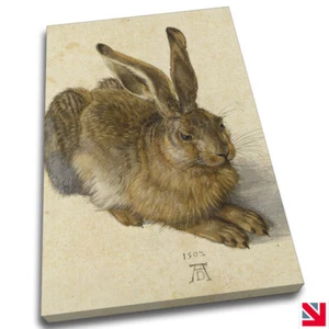 ALBRECHT DÜRER HASE LEINWANDBILD Wandbild Bild Druck - Bild 1 von 3
