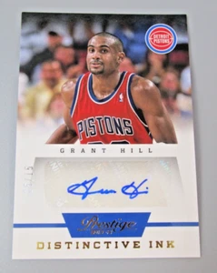 Grant Hill 05/15 2013-14 Panini Prestige Distinctive Ink Signed Card Numbered NM - Picture 1 of 10