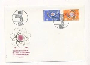 D425851 Switzerland FDC International Telecommunications Union Centenary 1965 - Picture 1 of 1