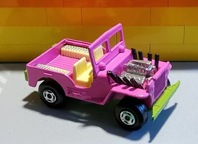 Винтажный 1971 Matchbox Lesney Superfast No. 2 Jeep Hot Rod - розовый - Англия #1 - Изображение 1 из 3