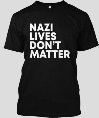 Nueva con etiquetas Camiseta Nazi Lives Don't Matter Negra Para Hombre Talla S 5XL Hecha en EE. UU. Foto 1 de 3