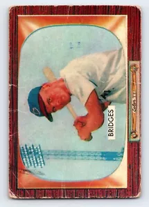 Bowman #136 Rocky Bridges 1955 Redlegs - Imagen 1 de 2
