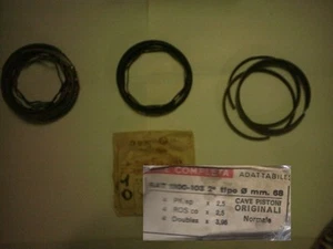 FIAT 1100 103 2 TIPO FASCE ELASTICHE PISTONI DIAMETRO 68 - Picture 1 of 1