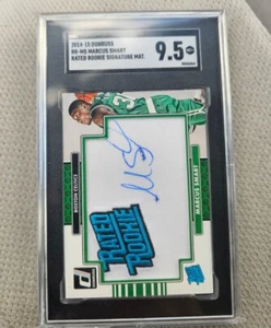 2015-16 DONRUSS RATED ROOKIE Marcus Smart Auto Relic 9.5 - Picture 1 of 3
